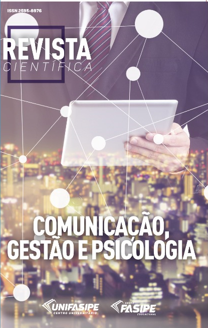 					Visualizar v. 1 n. 2 (2019): Revista Científica Comunicação, Gestão e Psicologia Faculdade Fasipe
				